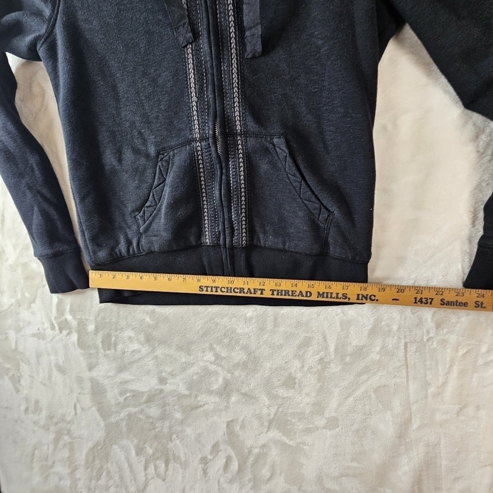 Eddie Bauer Fleece Lined Hoodie Medium Men’s Black Sweatshirt - Picture 4 of 10